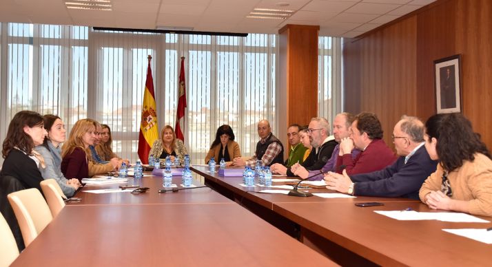 Una imagen de la reunión este viernes. /Jta.