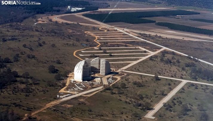 Una imagen del Parque Empresarial del Medio Ambiente, junto al aeródrommo. /SN