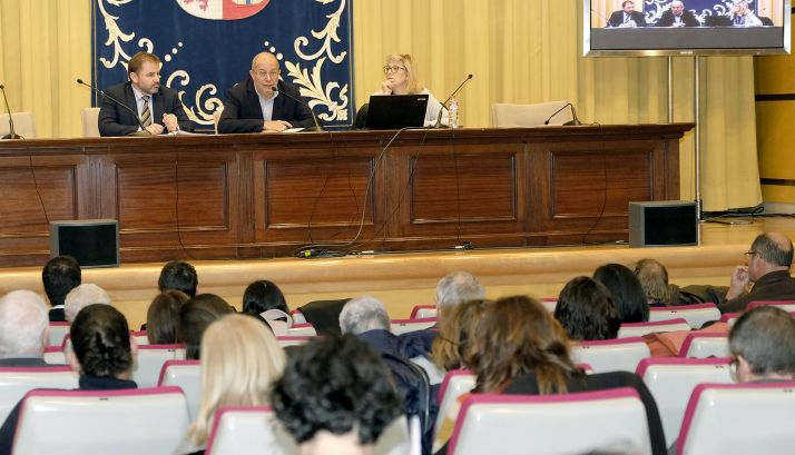 Imagen de la comparecencia institucional sobre las ayudas. /SN