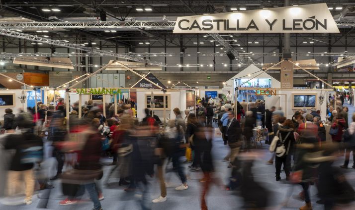 Una imagen del stand de Castilla y León durante FITUR 2020. 