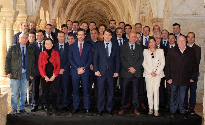 Imagen de responsables de la Junta y de ICE, Sodical y Empresa Familiar de Castilla y León. /Jta.