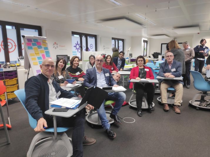 El IES Antonio Machado participa en Bruselas en un taller sobre ‘The future classroom lab’