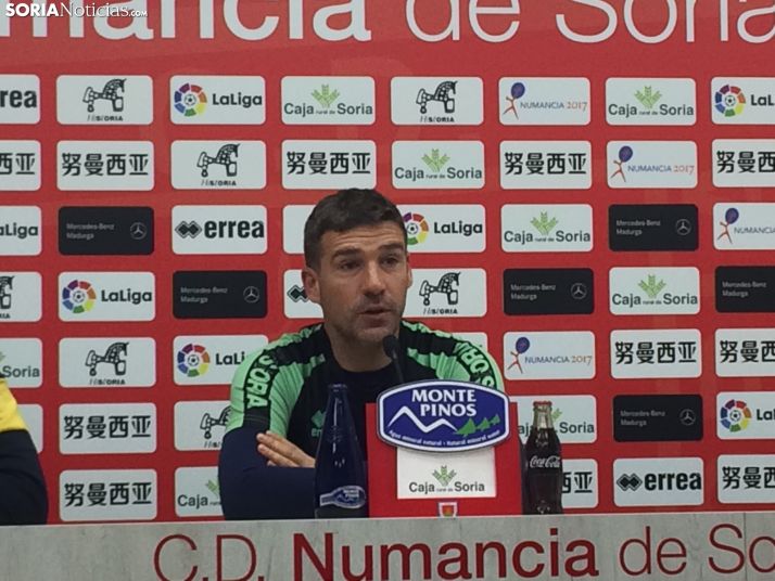 Carrión admite la dificultad del partido ante el Almería pero confía en poder hacer daño