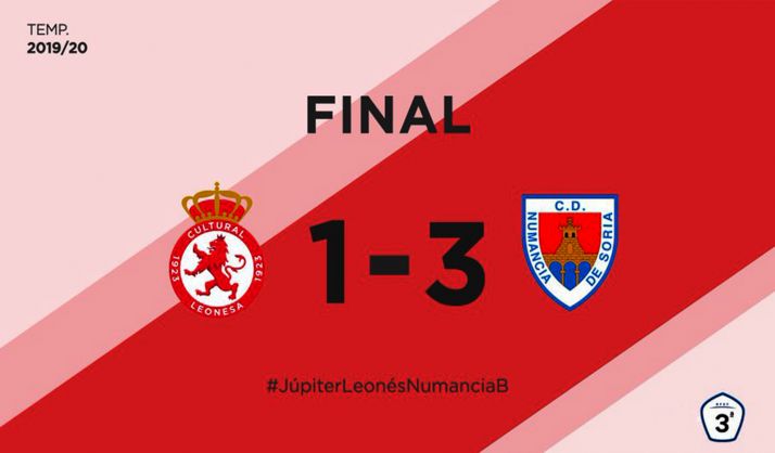 El Numancia B, imparable en León