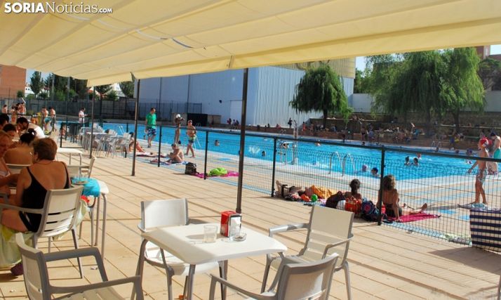 Una imagen de la zona de baño del polideportivo. /SN