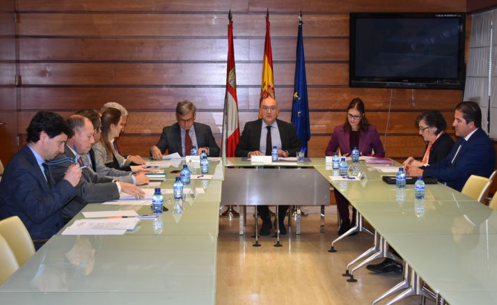 Reunión de esta mañana en Valladolid. /Jta