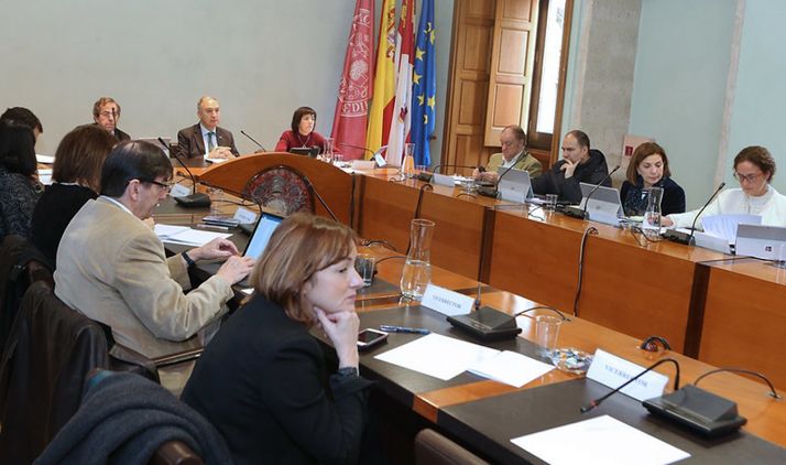 Una imagen del consejo celebrado este viernes. /UVa