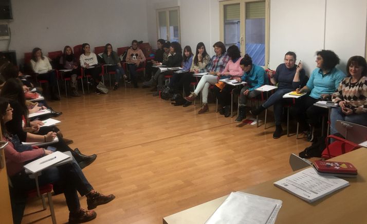 Imagen de una de las sesiones impartidas. 