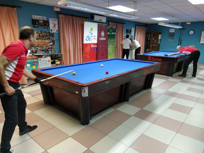 El C.A. Numancia de billar se impone en la primera competición del año