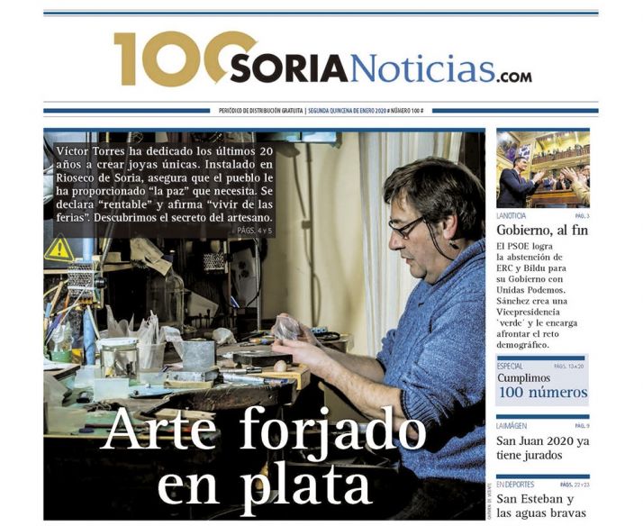 Portada del número 100.