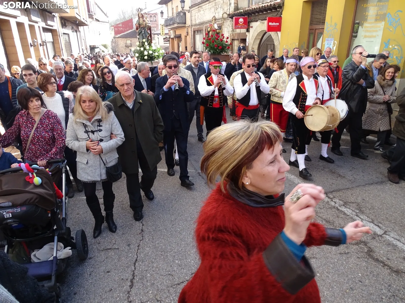 Una imagen de la festiva jornada en San Leonardo de Yagüe. /SN