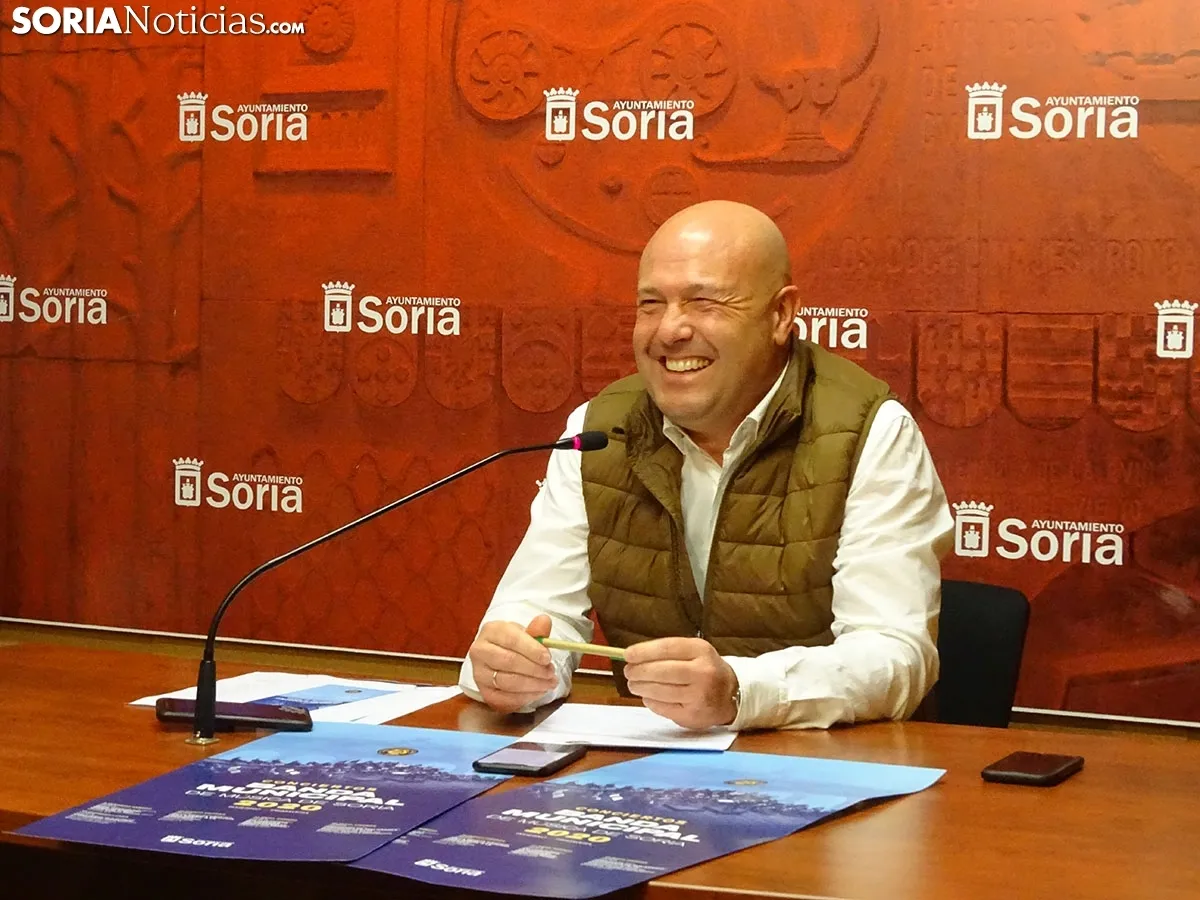 José Manuel Aceña durante la rueda de prensa.