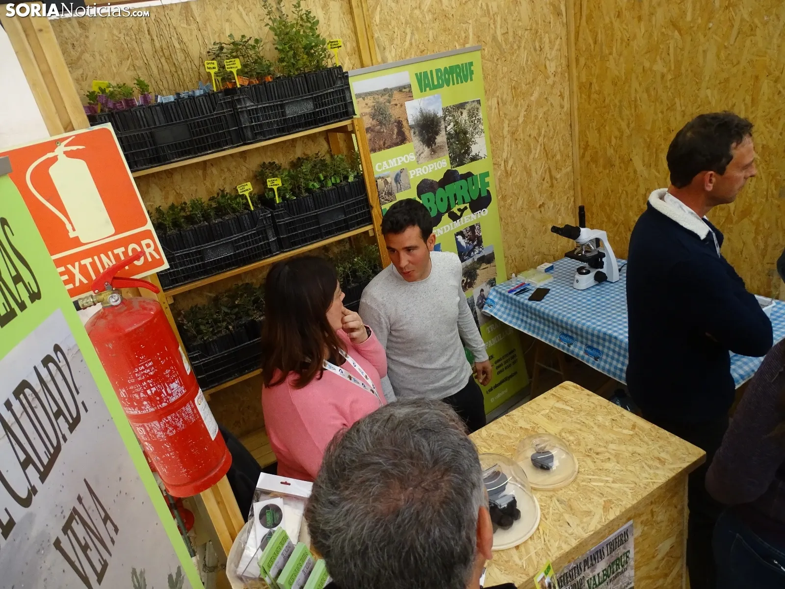 Una imagen de la apertura de la feria este sábado. /SN