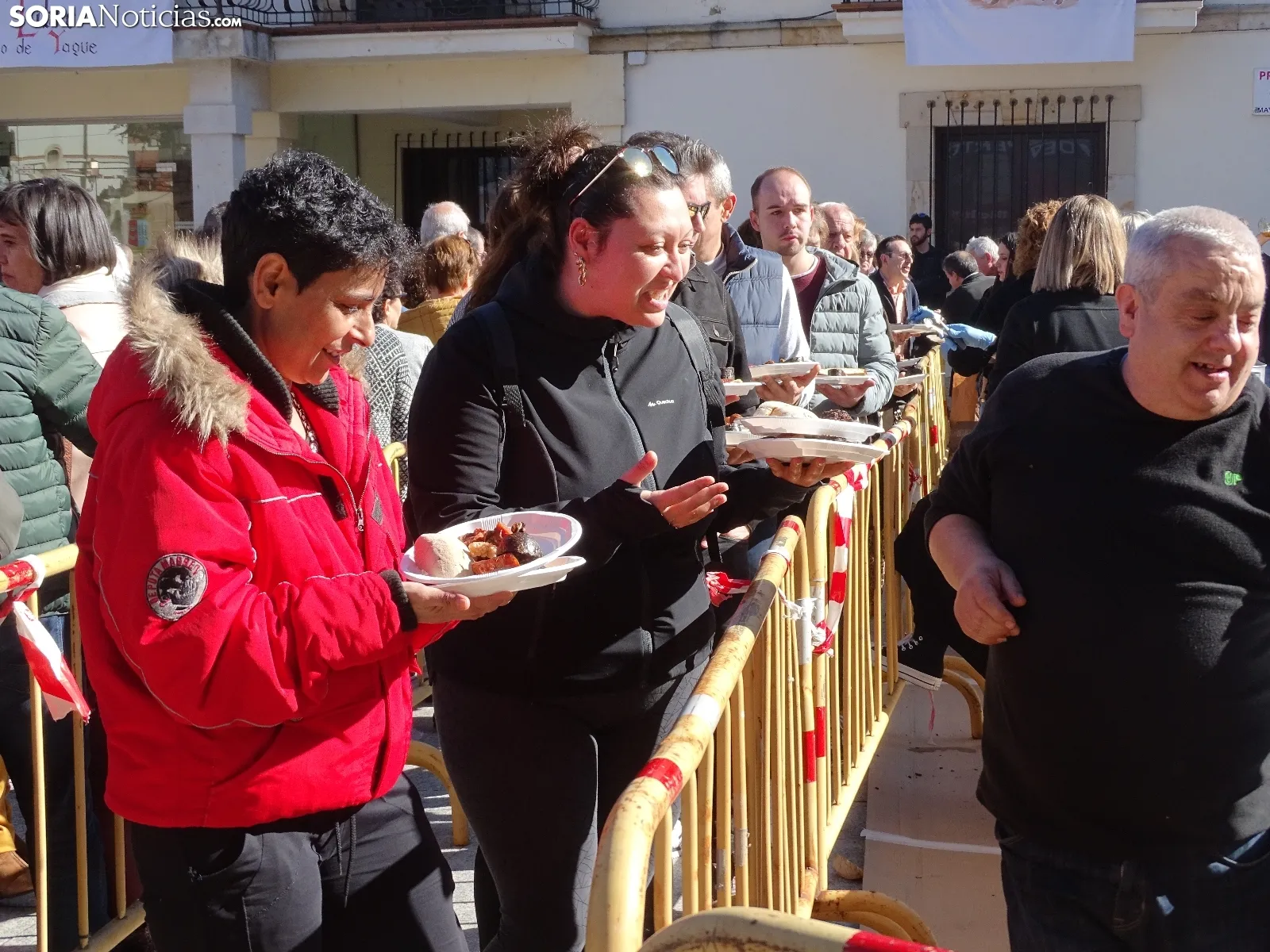 Una imagen de la jornada matancera en San Leonardo de Yagüe. /SN