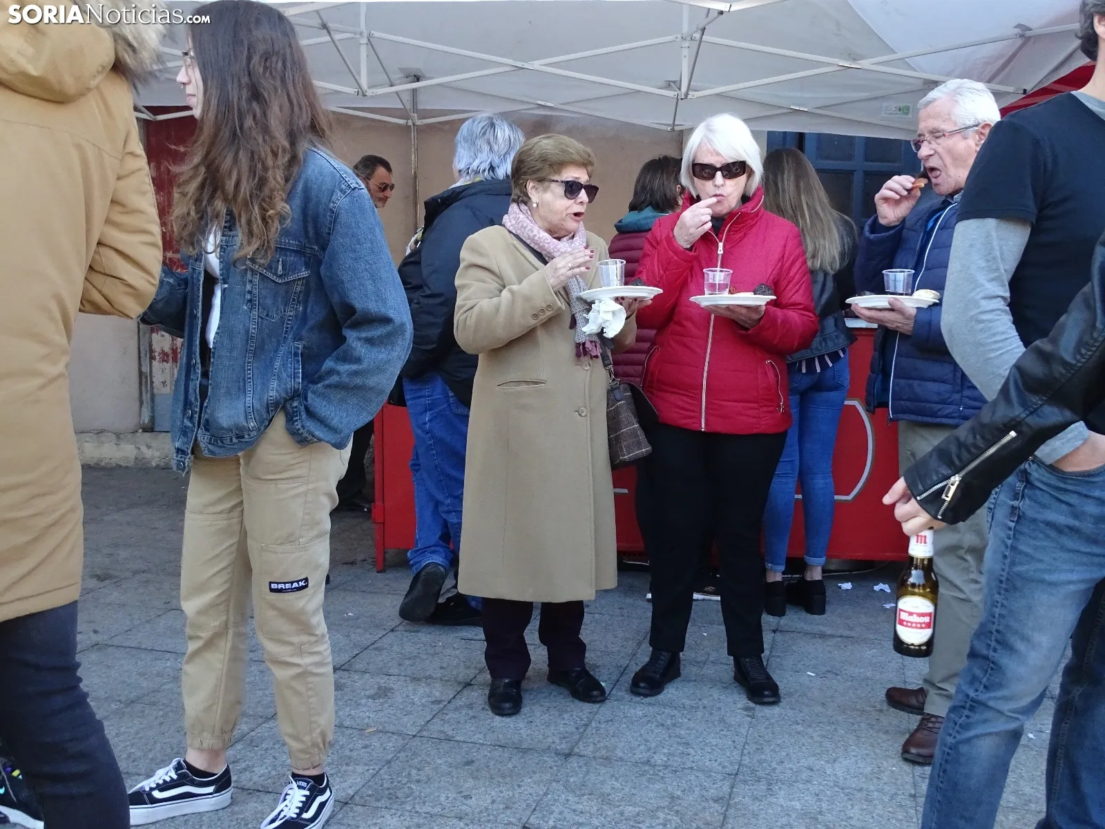 Una imagen de la jornada matancera en San Leonardo de Yagüe. /SN