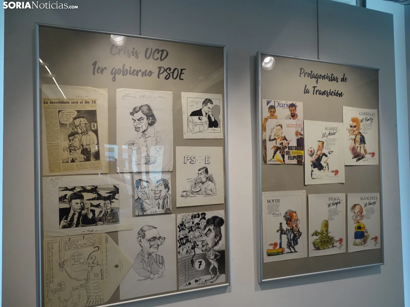 'Humor Gráfico en la Transición' en el Espacio Alameda