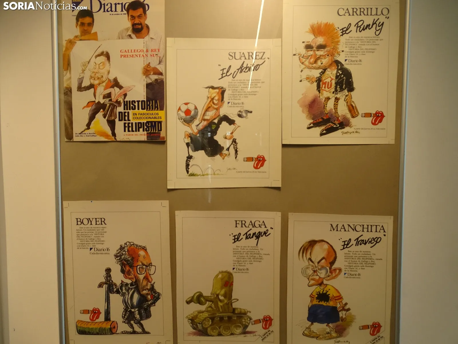 'Humor Gráfico en la Transición' en el Espacio Alameda