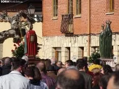 Una imagen de la festiva jornada en San Leonardo de Yagüe. /SN