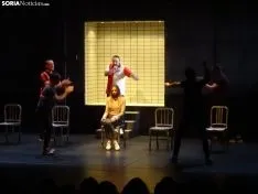 Representación de la obra 'Jauría' en el Palacio de la Audiencia