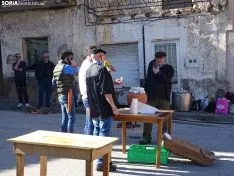Una imagen de la jornada matancera en San Leonardo de Yagüe. /SN