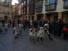 Recreación del entierro de la sardina de los alumnos del CEIP NUmancia