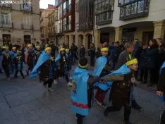 Recreación del entierro de la sardina de los alumnos del CEIP NUmancia