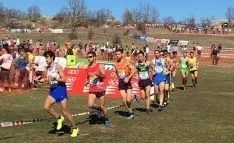 Jaime González durante la competición en Valonsadero.