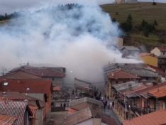 Incendio en una vivienda de San Leonardo de Yagüe