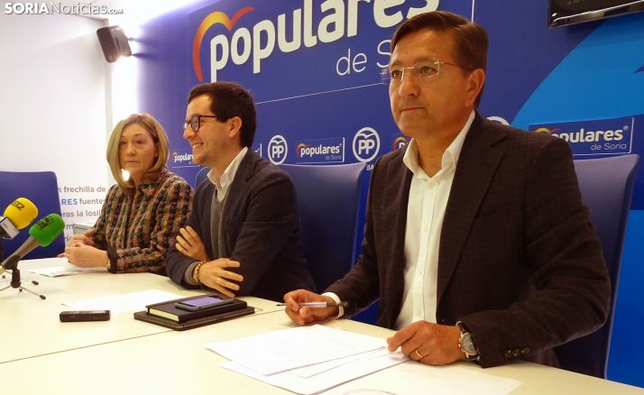 María José Heredia, Tomás Cabezón y Gerardo Martínez este lunes. /SN 