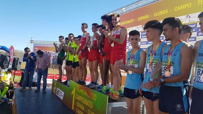 El Atletismo Soria Sub20, campeón de España de Campo a Través 