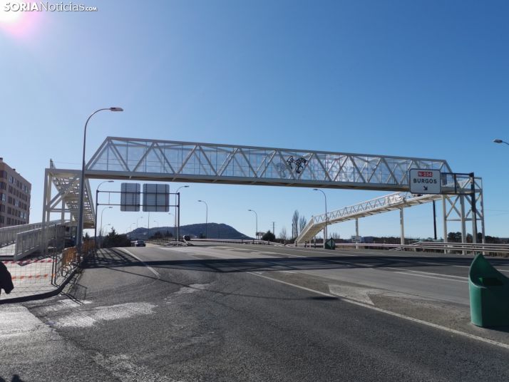 La pasarela entre Soria y Golmayo podrá usarse a comienzos de marzo