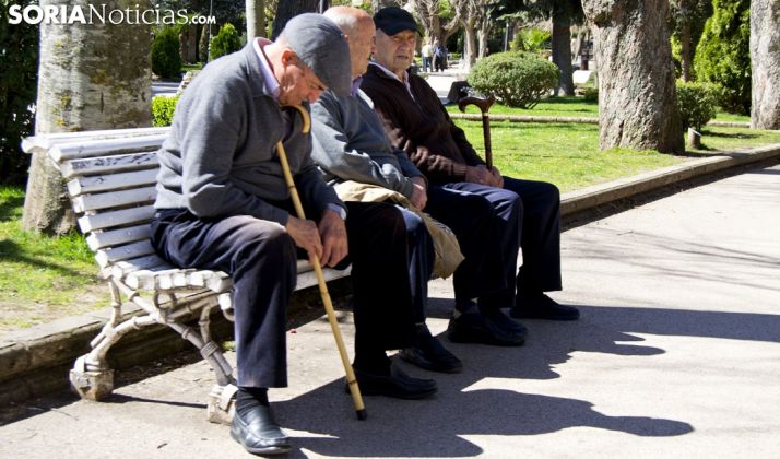 Un pensionista soriano percibe, de media, 65 menos que en el resto de España