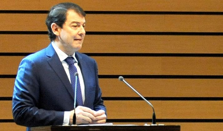 El presidente, este lunes en Valladolid. /Jta.