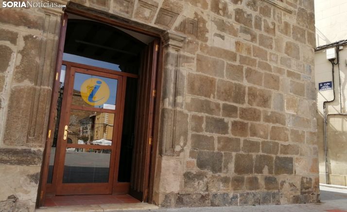 Oficina de turismo en Ágreda. /SN