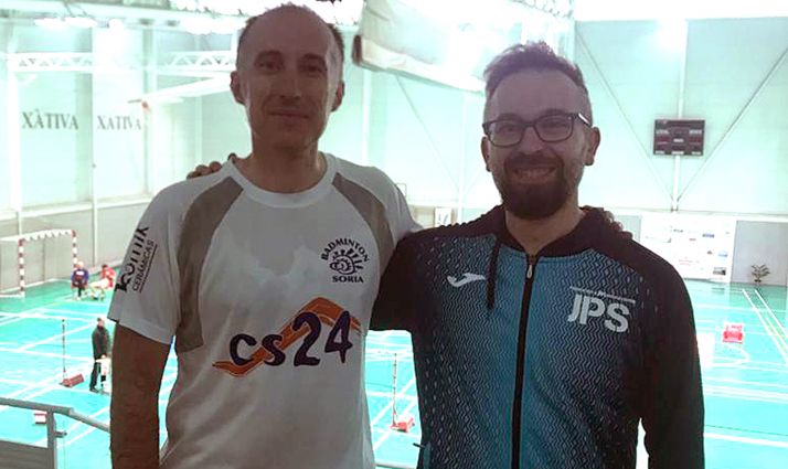 Martínez (izda.) y Romero, en Xátiva este fin de semana. 
