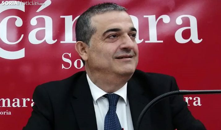 Alberto Santamaría, presidente de la Cámara de Comercio e Industria de Soria. /SN