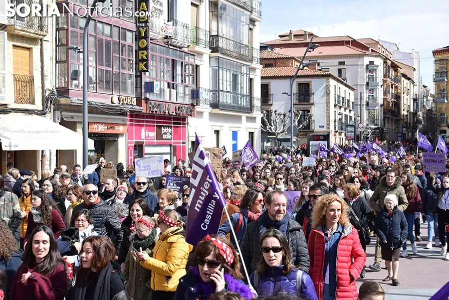 Manifestación 8M 2020 en Soria.