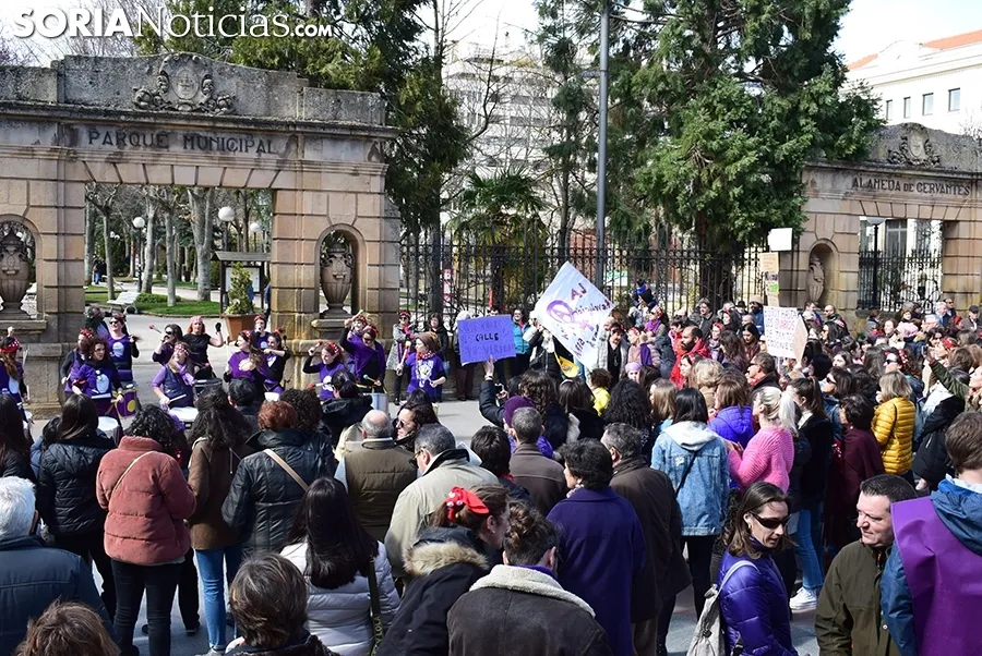 Manifestación 8M 2020 en Soria.