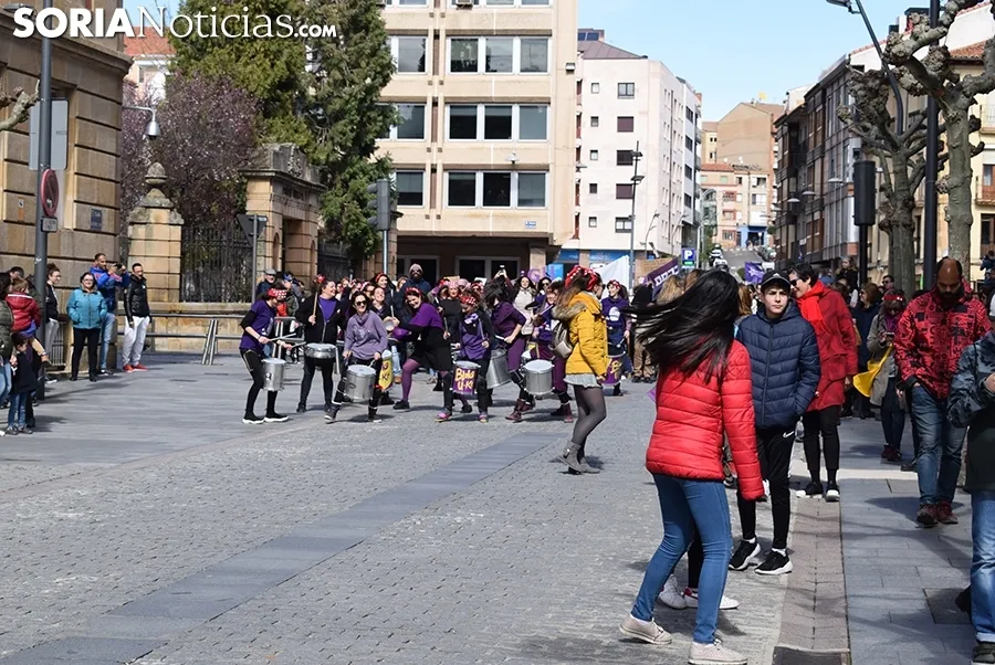 Manifestación 8M 2020 en Soria.