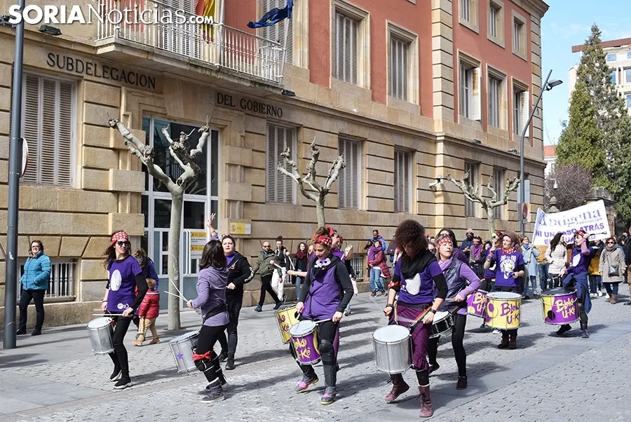 Manifestación 8M 2020 en Soria.