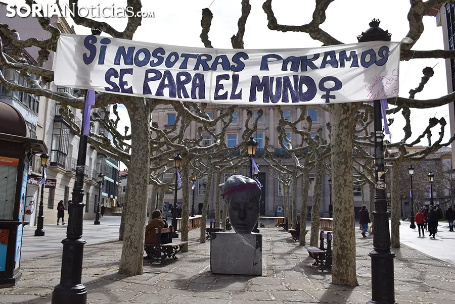 Manifestación 8M 2020 en Soria.