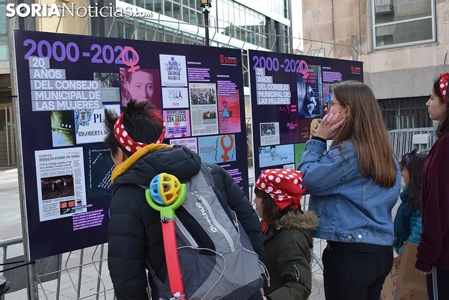 Manifestación 8M 2020 en Soria.