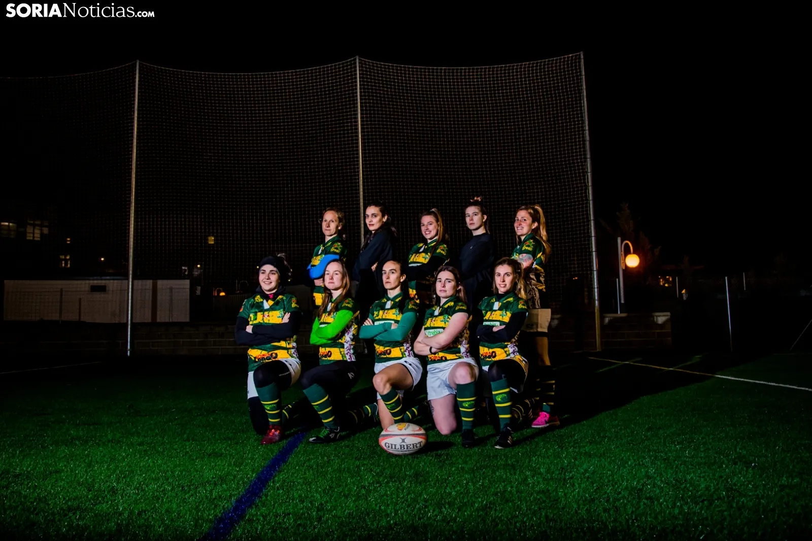 Equipo de rugby femenino Ingenieros Soria C.R. /Carmen de Vicente