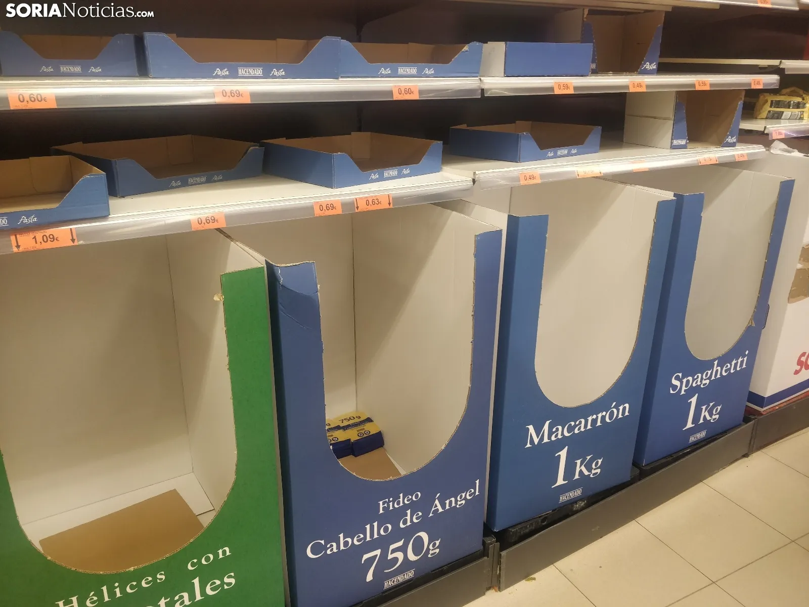 Supermercados sorianos hoy. 