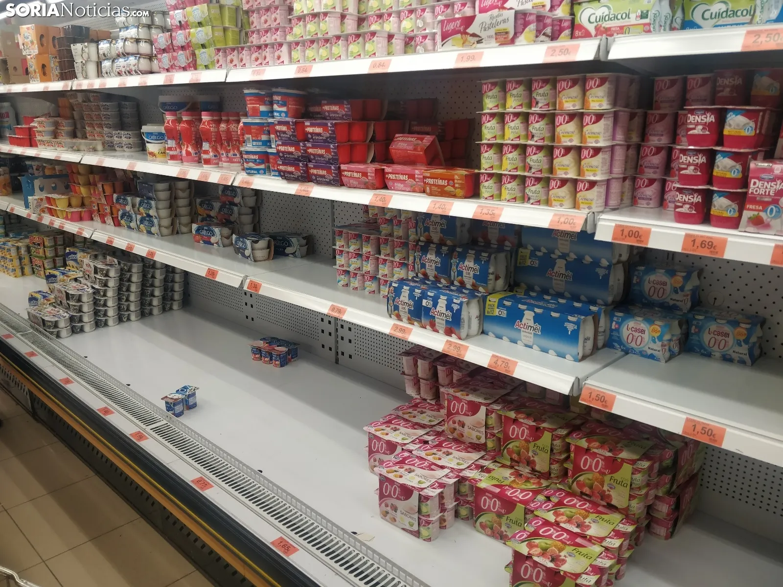 Supermercados sorianos hoy. 