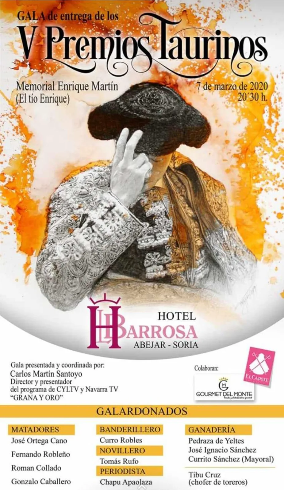 Foto 2 - El hotel La Barrosa entrega este s&aacute;bado sus premios taurinos