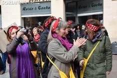 Inauguración de la plaza de Las Mujeres en Soria.