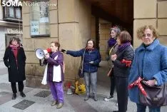 Inauguración de la plaza de Las Mujeres en Soria.