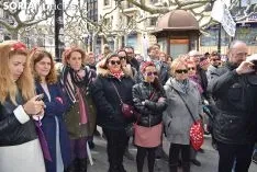 Inauguración de la plaza de Las Mujeres en Soria.