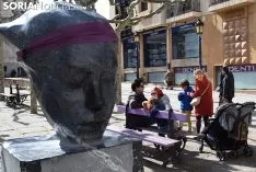 Inauguración de la plaza de Las Mujeres en Soria.